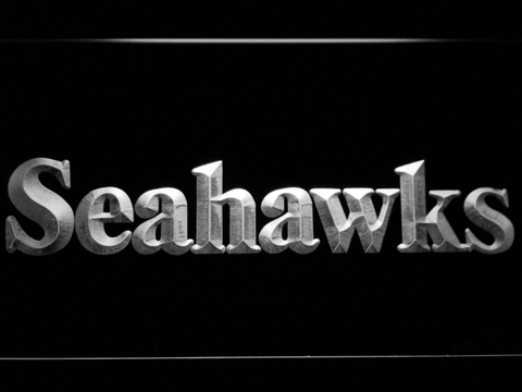 Seattle Seahawks 1976-2001 Text LED Neon Sign